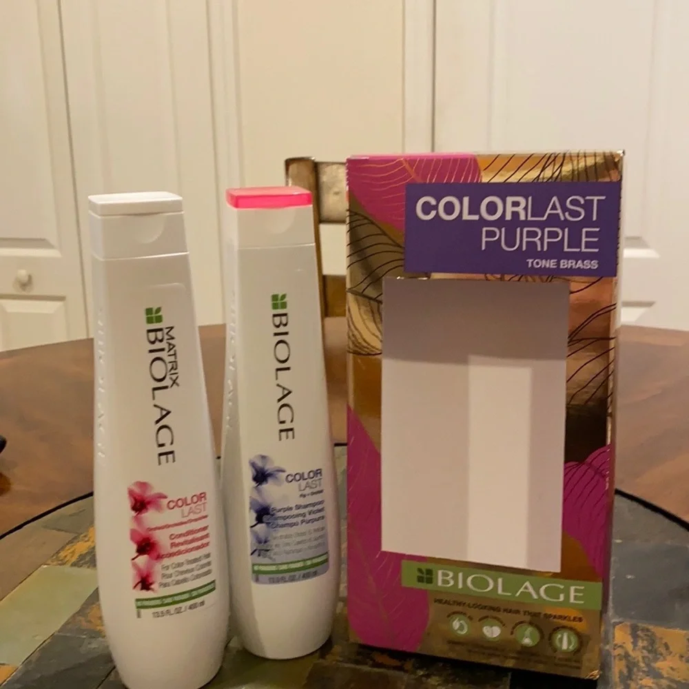 Biolage ColorLast Purple  Shampoo and Conditioner 13.5 oz